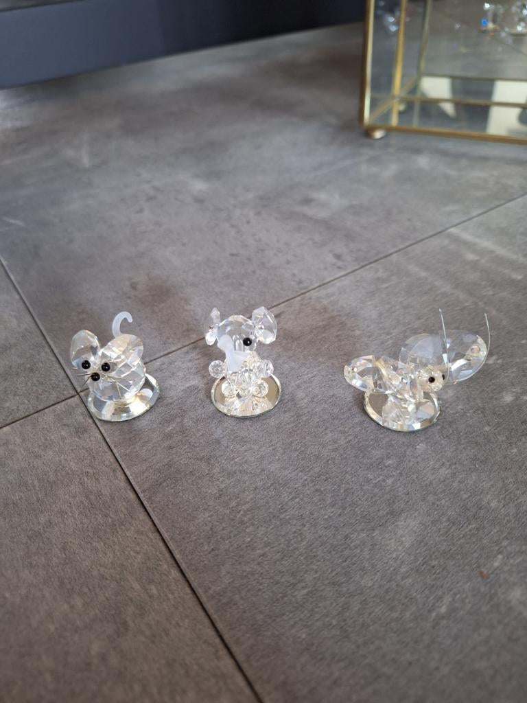 Swarovski  setje 15 diverse beeldjes., Zo goed als nieuw, Minder dan 100 cm, 25 tot 50 cm, 50 tot 100 cm