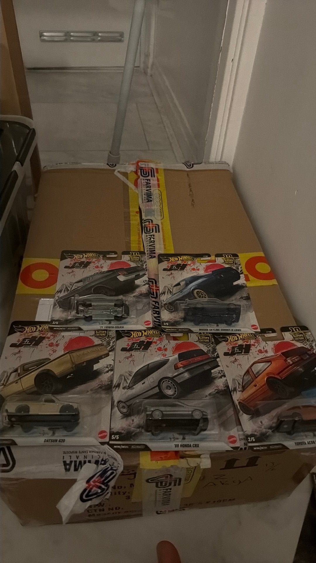 Hot Wheels japan Historisc 5 Set 1/5 - 5/5, Ophalen of Verzenden, Nieuw, Auto, Overige merken