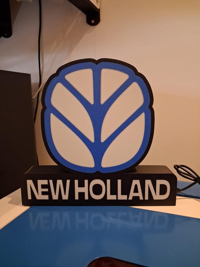 Lichtbak NEW HOLLAND, Verzamelen, Merken en Reclamevoorwerpen, Ophalen of Verzenden, Nieuw, Lichtbak of (neon) lamp