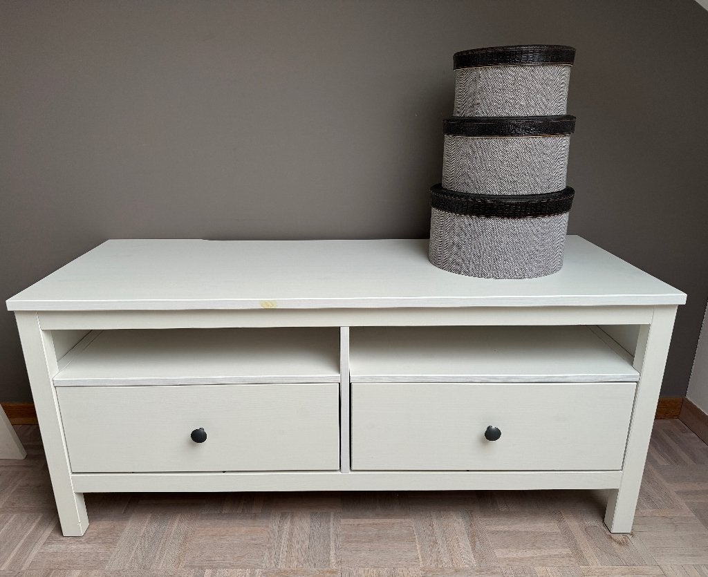 LIATORP TV-MEUBEL 125 x 49 x 56 CM. WIT, Ophalen, Overige materialen, 100 tot 150 cm, Zo goed als nieuw