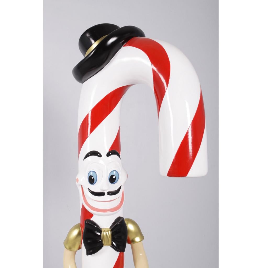 Christmas Candy Cane Joe – Zuurstok Hoogte 194 cm, Diversen, Kerst, Ophalen, HorecaBeelden, Nieuw, HorecaBeelden