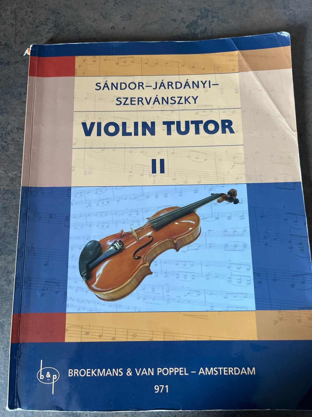 Sándor-Járdányi-Szervánszky Viool Tutor II, Gebruikt, Klassiek, Les of Cursus, Ophalen of Verzenden