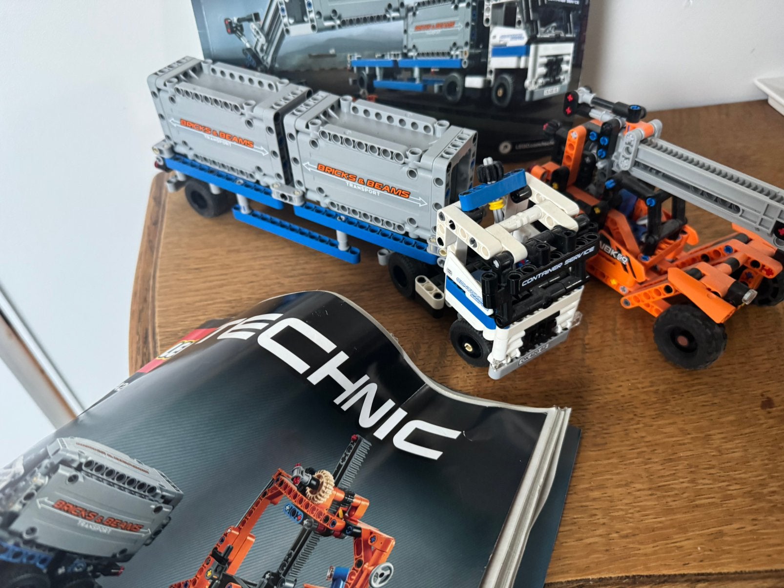 Technisch lego  container transport nr 42062, Kinderen en Baby's, Ophalen, Zo goed als nieuw