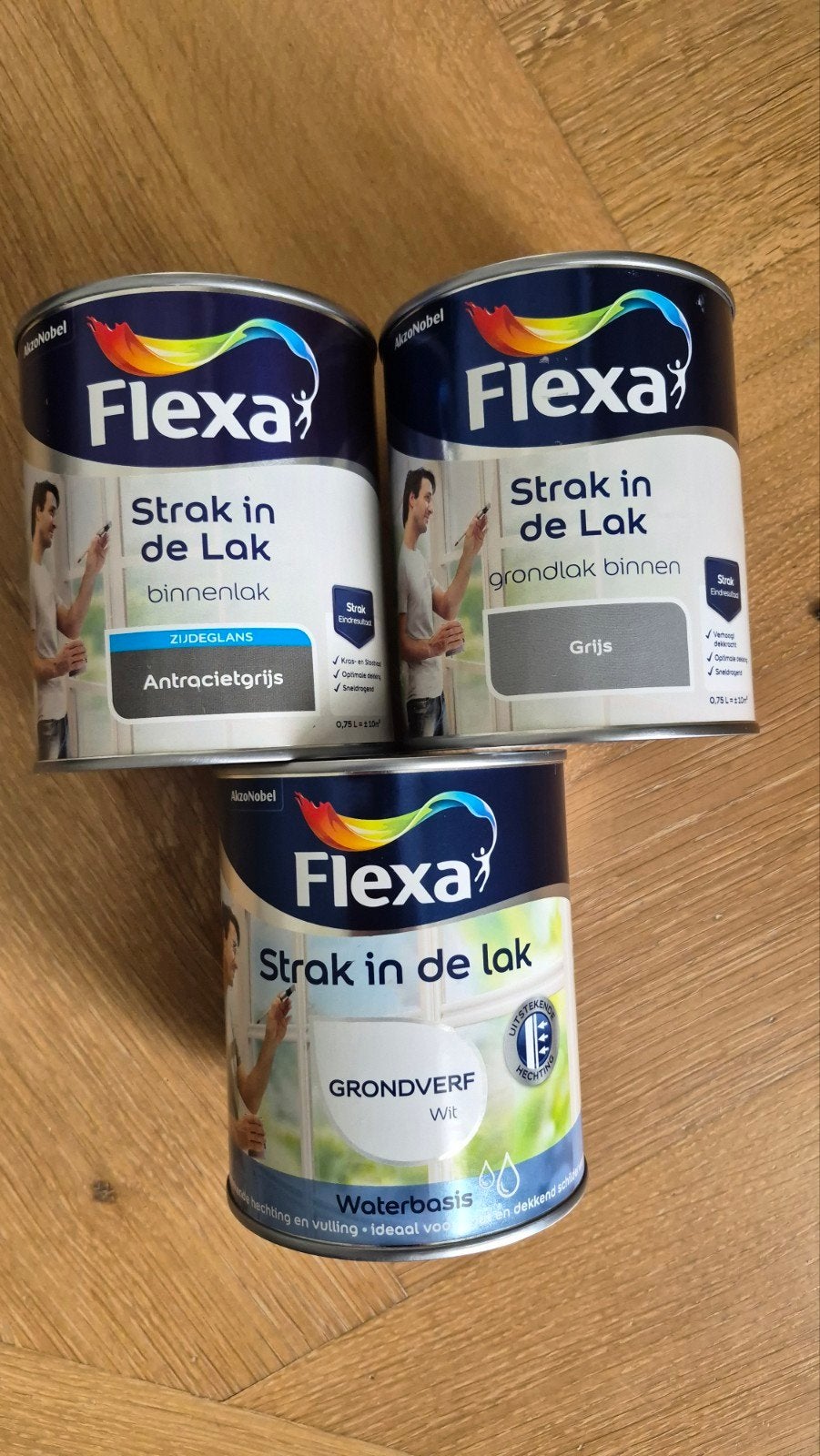 Flexa Strak in de Lak - Binnenlak, Grondverf, Ophalen of Verzenden, Nieuw, Lak