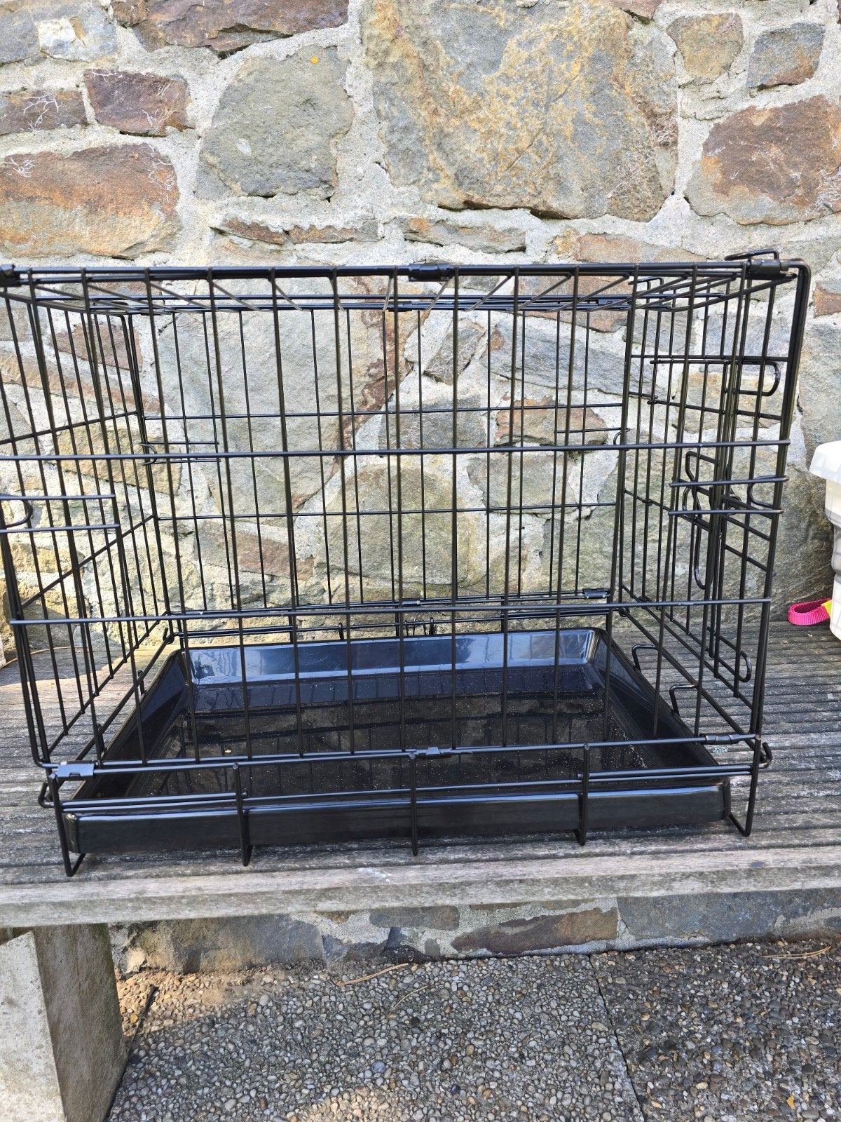honden bench, Ophalen, Zo goed als nieuw