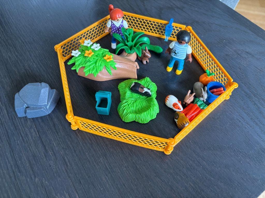 Playmobil leefkeuken(9269) en kleine dieren verblijf (70137), Ophalen of Verzenden, Zo goed als nieuw, Complete set