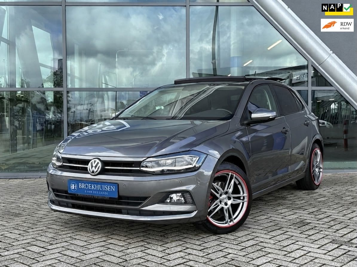 Volkswagen Polo 1.0 TSI Highline Schuifdak / Camera / Naviga, Auto's, Dealer onderhouden, Stof, Gebruikt, 49 €/maand