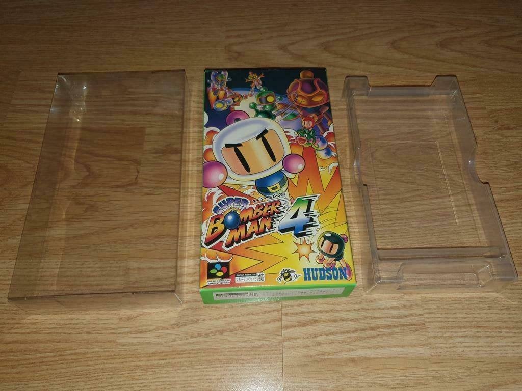 Super Bomberman 4 SNES Super Famicom (Box Only), 1 speler, Verzenden, Zo goed als nieuw, Vanaf 3 jaar