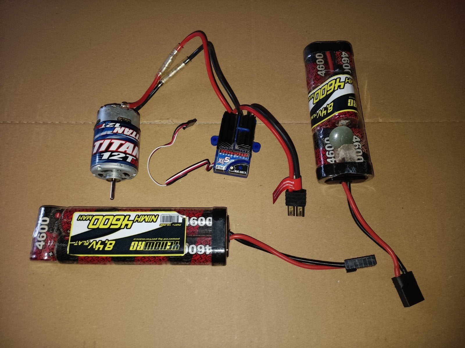 Als nieuw werkend brushled set, met 2stuks 8.4 accupacks, Ophalen of Verzenden, Zo goed als nieuw, Elektro, Auto offroad