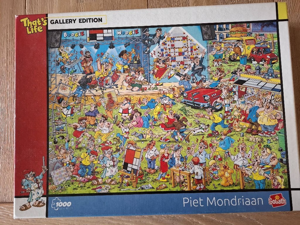 Puzzel Piet Mondriaan, Ophalen, 500 t/m 1500 stukjes, Gebruikt, Legpuzzel