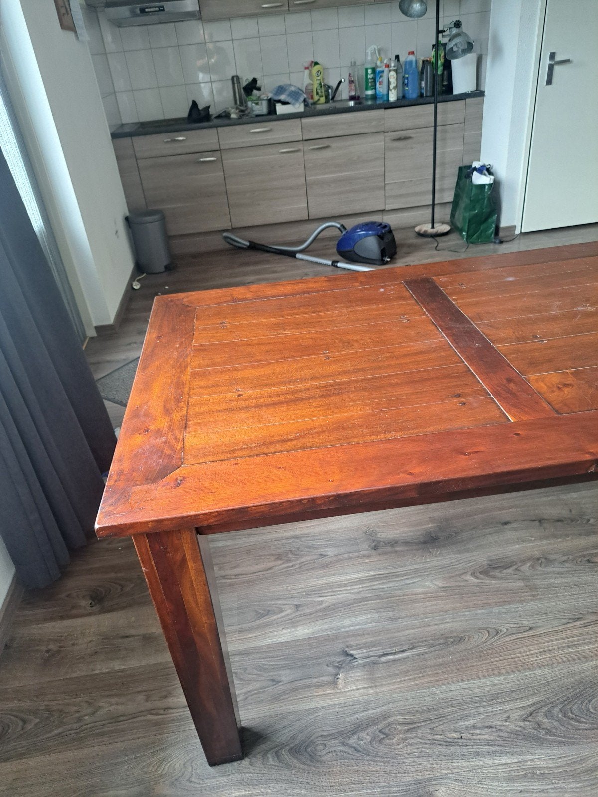 eethoek tafel, Huis en Inrichting, Tafels | Eettafels, Ophalen, Gebruikt, 200 cm of meer, 50 tot 100 cm
