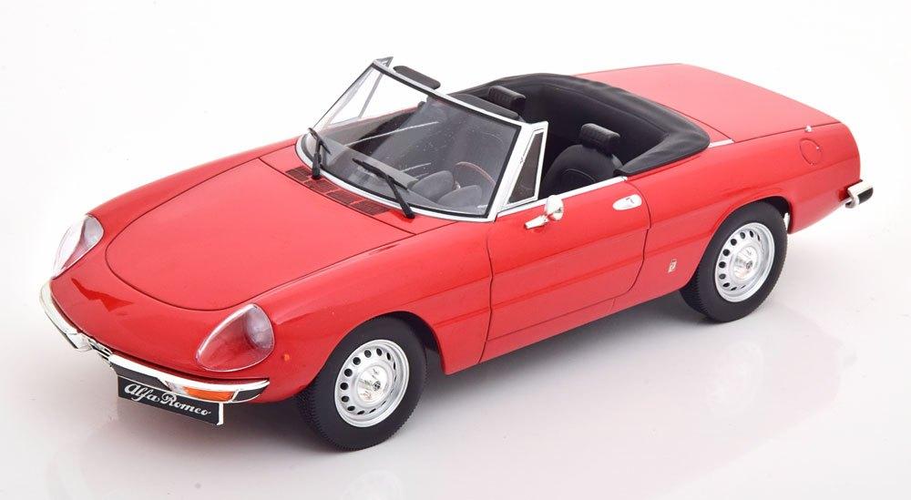 1:18 Alfa Romeo 2000 Spider  - 1978 - Rood - Limited edition, Auto, ., Norev, Ophalen of Verzenden
