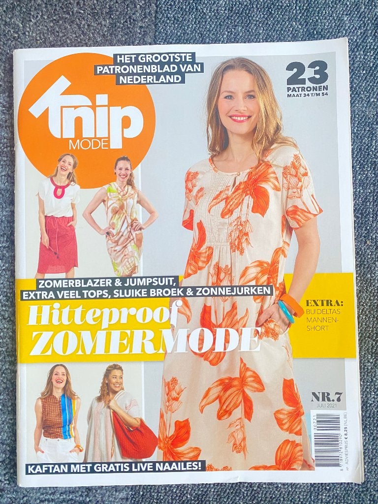 Knipmode 7 2021, Hobby en Vrije tijd, Overige typen, Vrouw, Nieuw, Ophalen of Verzenden