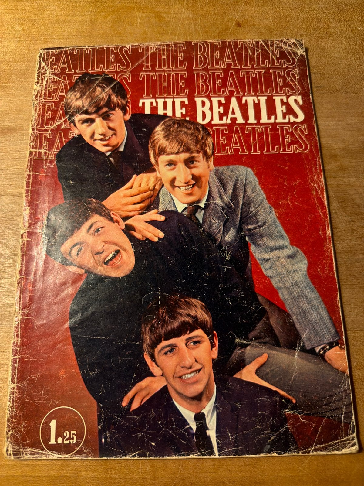 Vintage The Beatles Magazine - De Beatles Geschiedenis, Boeken, Tijdschriften en Kranten, Ophalen of Verzenden, Gelezen, Muziek, Film of Tv
