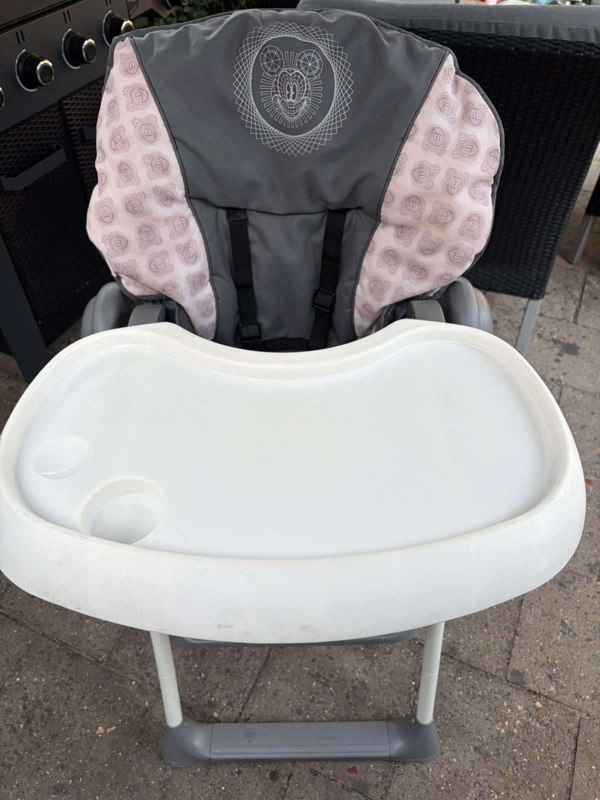 Hauck kinderstoel Mickey Mouse, Ophalen, Gebruikt, Meegroeistoel, Aanschuifbaar