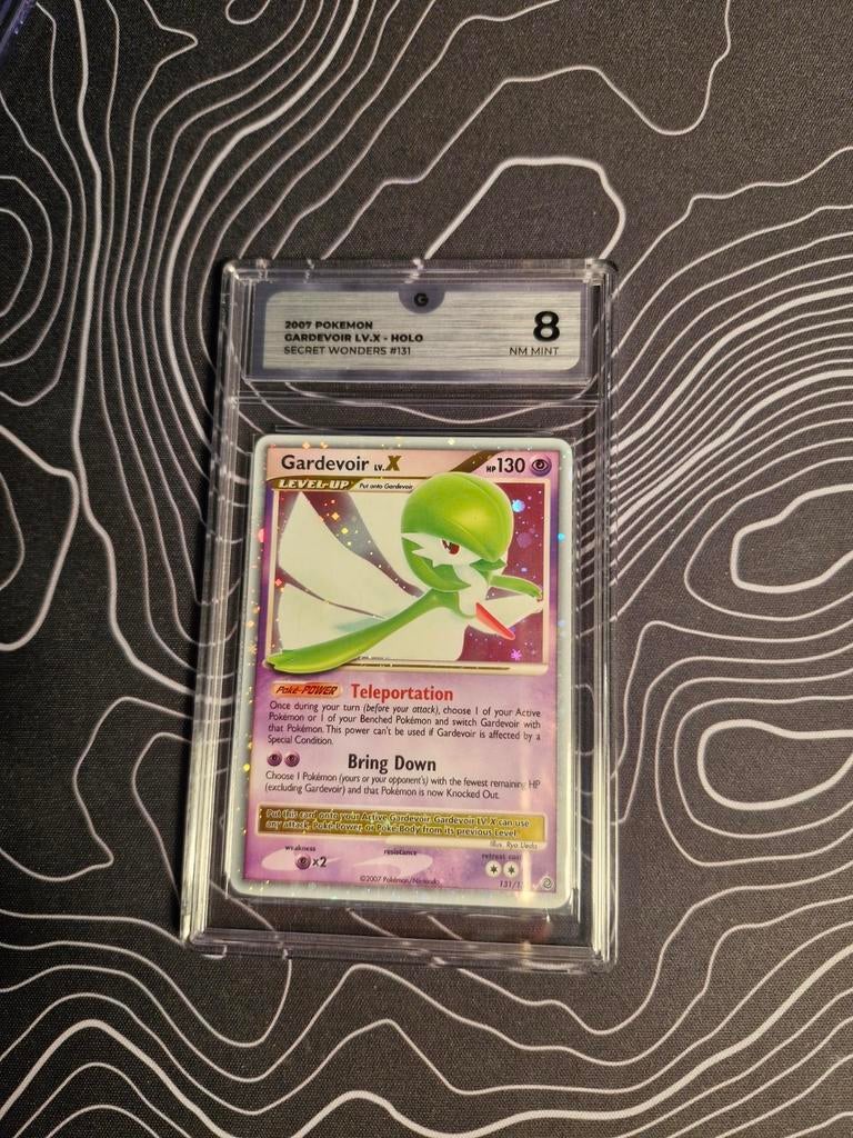 GlobalGrading 8 Gardevior LV.X 131/132 Pokemon kaart., Ophalen, Zo goed als nieuw