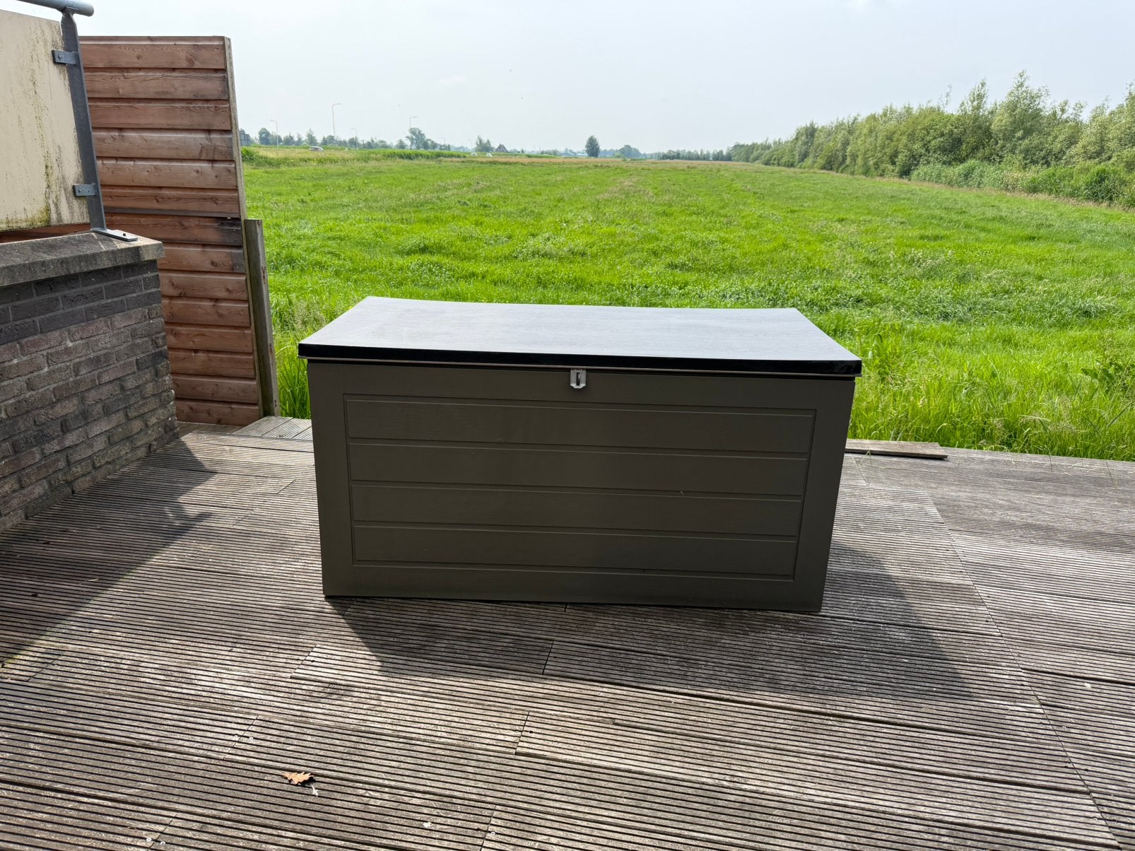 Grote tuinkist / kist voor tuinkussens, Ophalen, Gebruikt, Kunststof, Overige typen