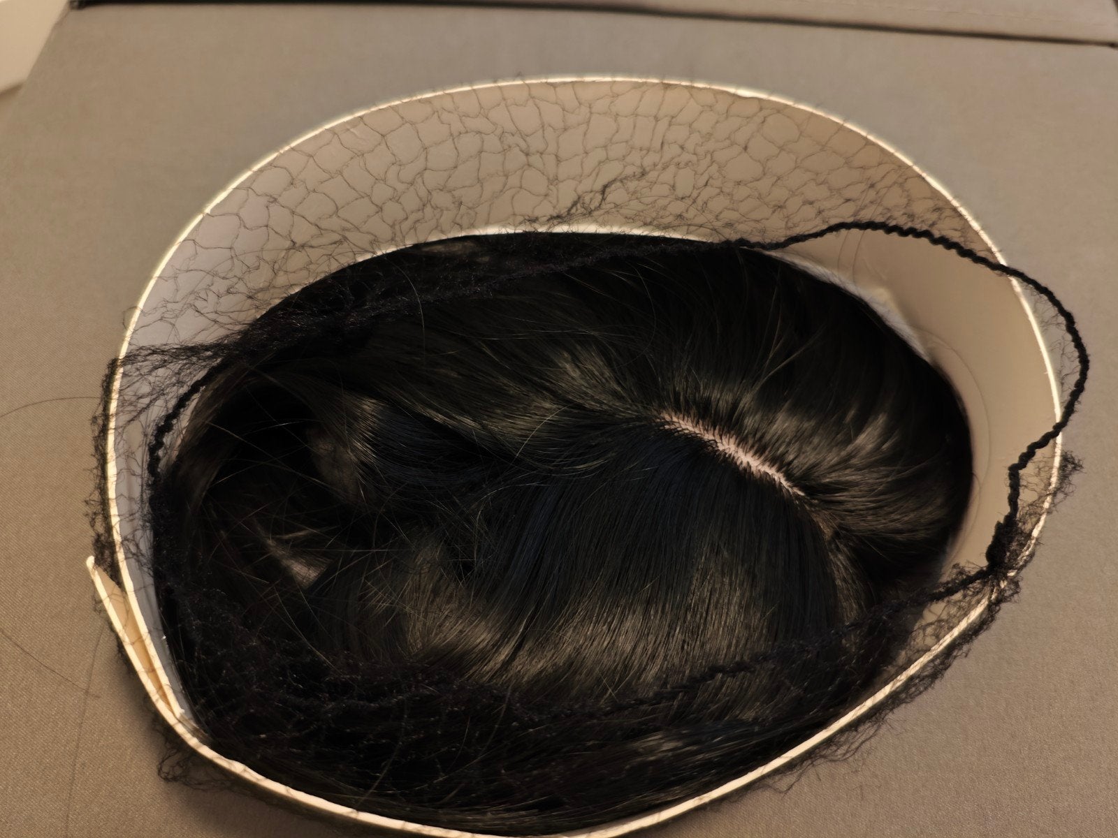 Haarstukje / Pony van nephaar met klem – Natuurlijk Zwart, Sieraden, Tassen en Uiterlijk, Ophalen, Nieuw, Pruik of Haarverlenging