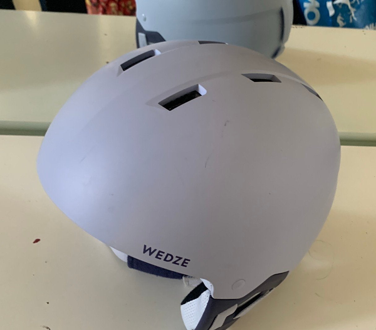 Wedze (Decathlon) kinder skihelm maat S (53-56 cm), Ophalen of Verzenden, Zo goed als nieuw, Maat 34 (XS) of kleiner, Jack