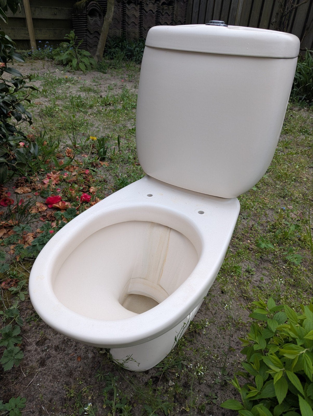 Gratis Sphinx toilet met stortbak, Doe-het-zelf en Verbouw, Sanitair, Ophalen, Gebruikt, Toilet