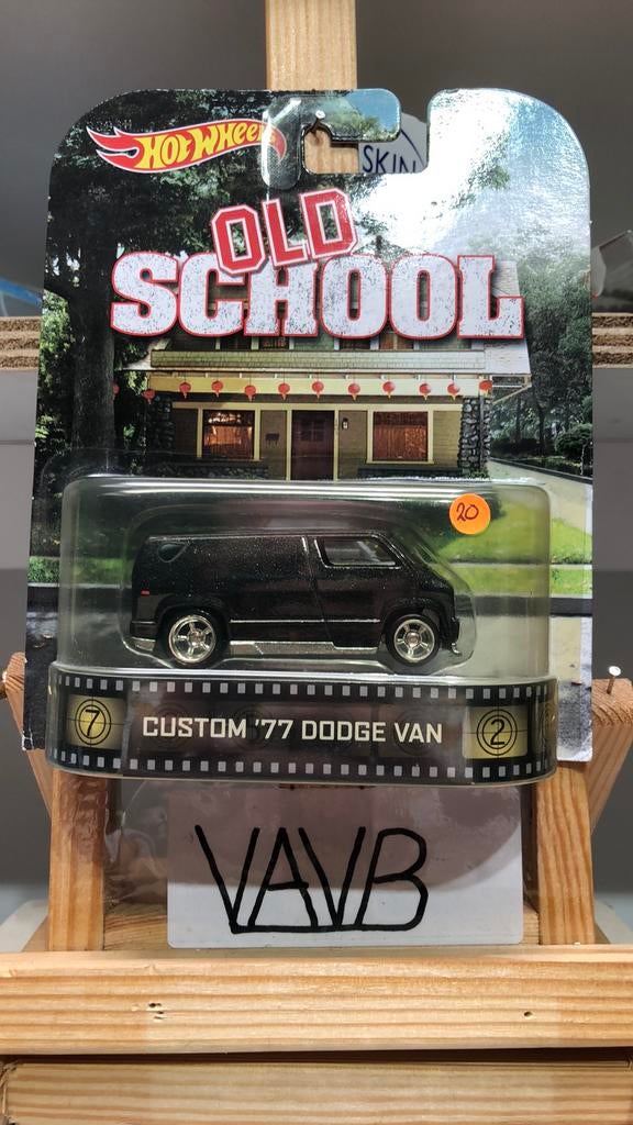 12 Dodge van busje Old school Hot Wheels Hotwheels VAVB new, Ophalen of Verzenden, Nieuw, Auto