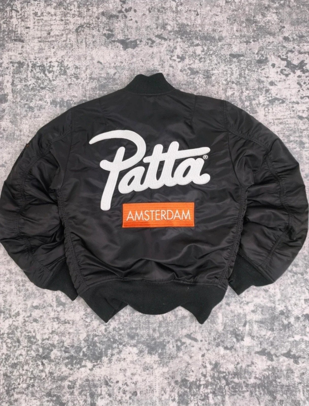 Patta Bomberjack Zwart met Oranje Voering - Maat XXS, Zwart, Ophalen of Verzenden, Zo goed als nieuw, Patta