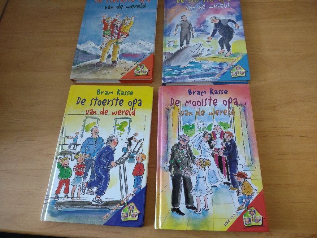 Serie Tijs en Jasmijn (4 delen)- Bram Kasse, Ophalen of Verzenden, Gelezen, Fictie algemeen