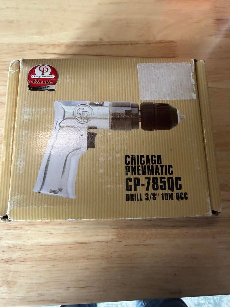 Chicago CP-785QC pneumatische boor - nieuw, Doe-het-zelf en Verbouw, Gereedschap | Boormachines, Ophalen of Verzenden, Zo goed als nieuw