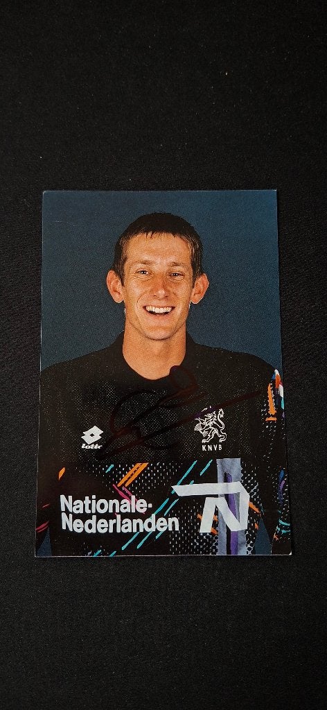 Spelerskaart met handtekening; Edwin van der Sar #2 Ajax, Ophalen of Verzenden, Nieuw, Ajax, Spelerskaart