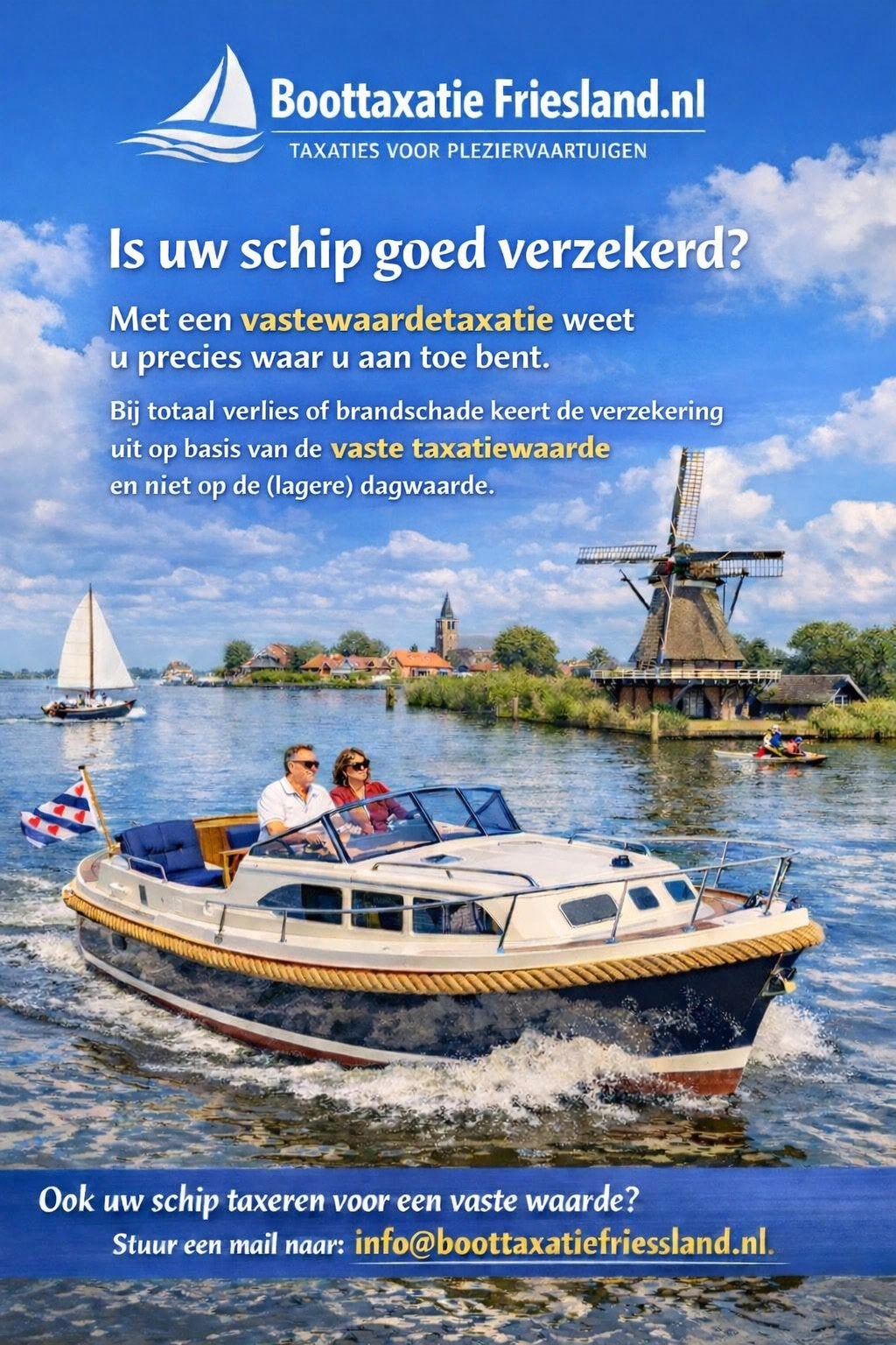 Boot taxeren!   Informeer nu en laat uw schip taxeren