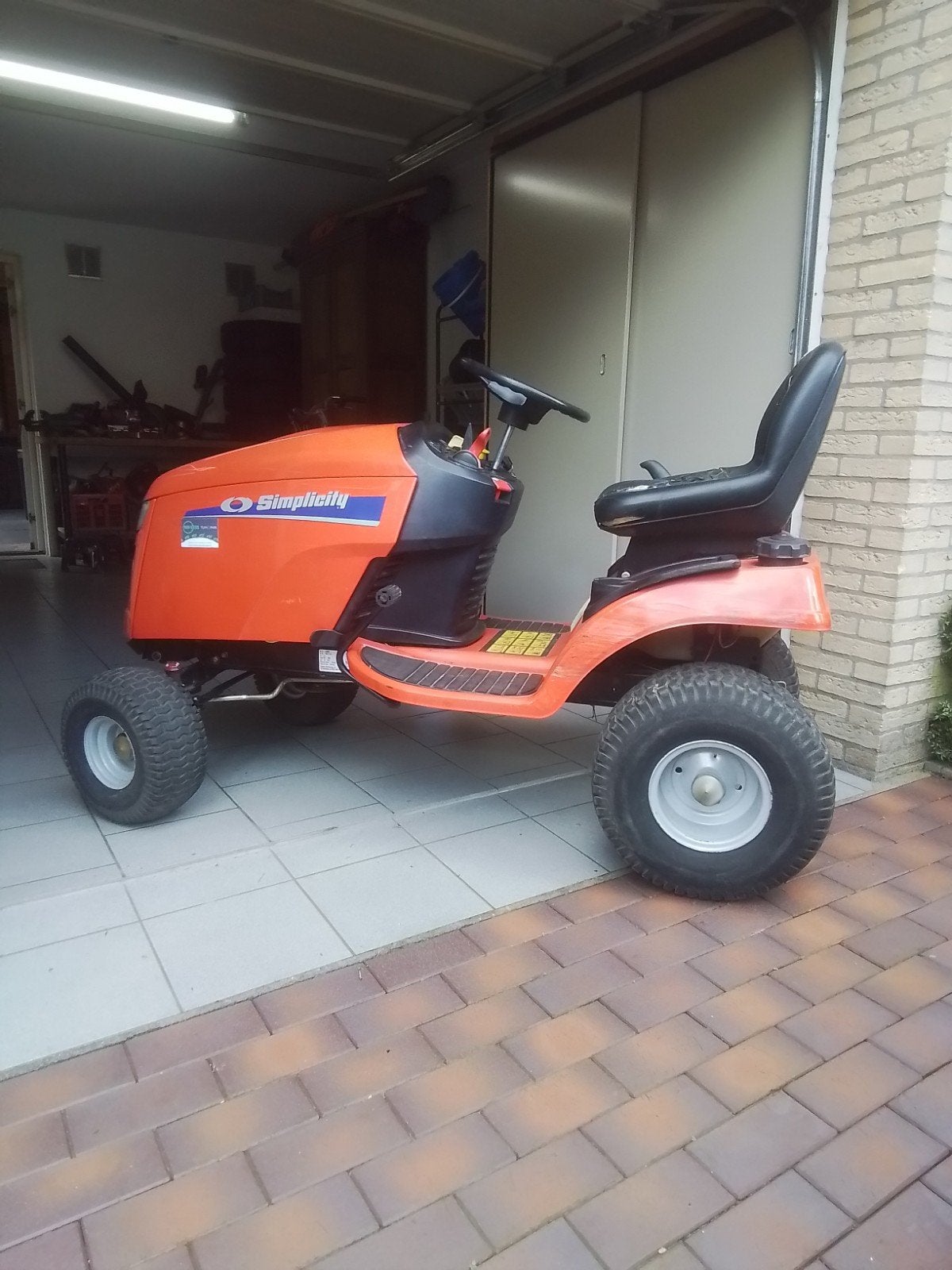 zitmaaier voor de Handige Harry, Ophalen, Gebruikt, Elektrische starter, Simplicity Regent