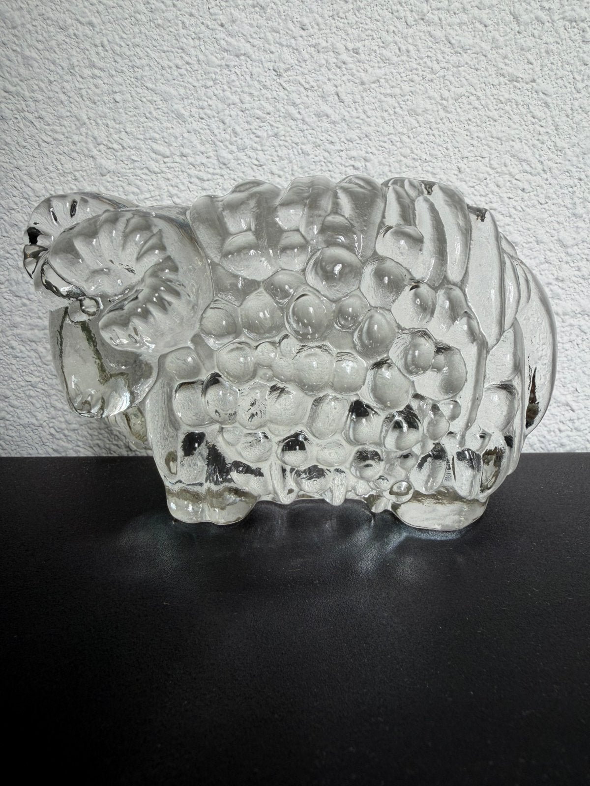 Fins glazen ram, presse papier Pertti Santalahti ,Humppila, Antiek en Kunst, Antiek | Glas en Kristal, Ophalen of Verzenden