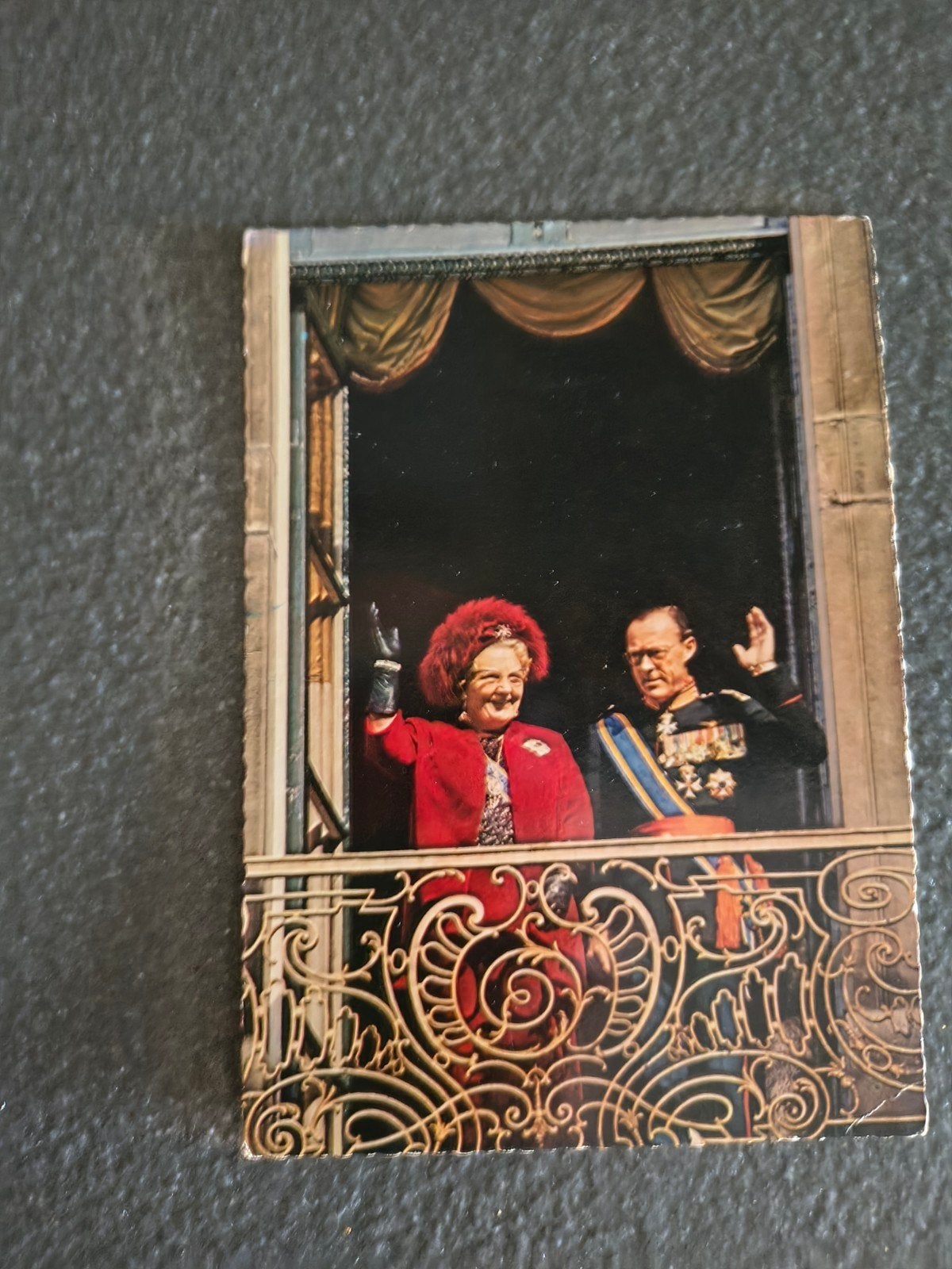 Ansichtkaart Koningin Juliana en Prins Bernhard, Verzamelen, Ophalen of Verzenden, 1940 tot 1960, Gelopen