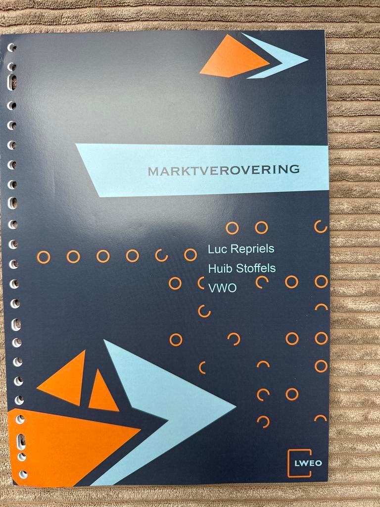 Marktverovering VWO - Luc Repriels, Huib Stoffels, Ophalen of Verzenden, Nieuw, Economie en Marketing