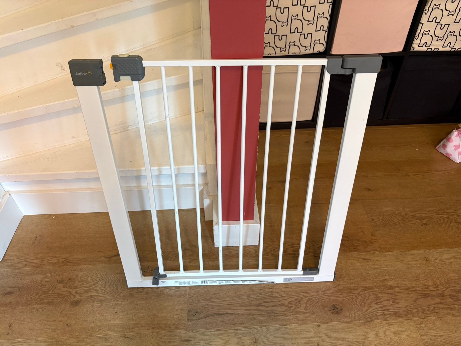 Traphekje Safety 1st - 73-80 cm - zonder schroeven, Ophalen, Gebruikt, Klemhekje, Metaal of IJzer