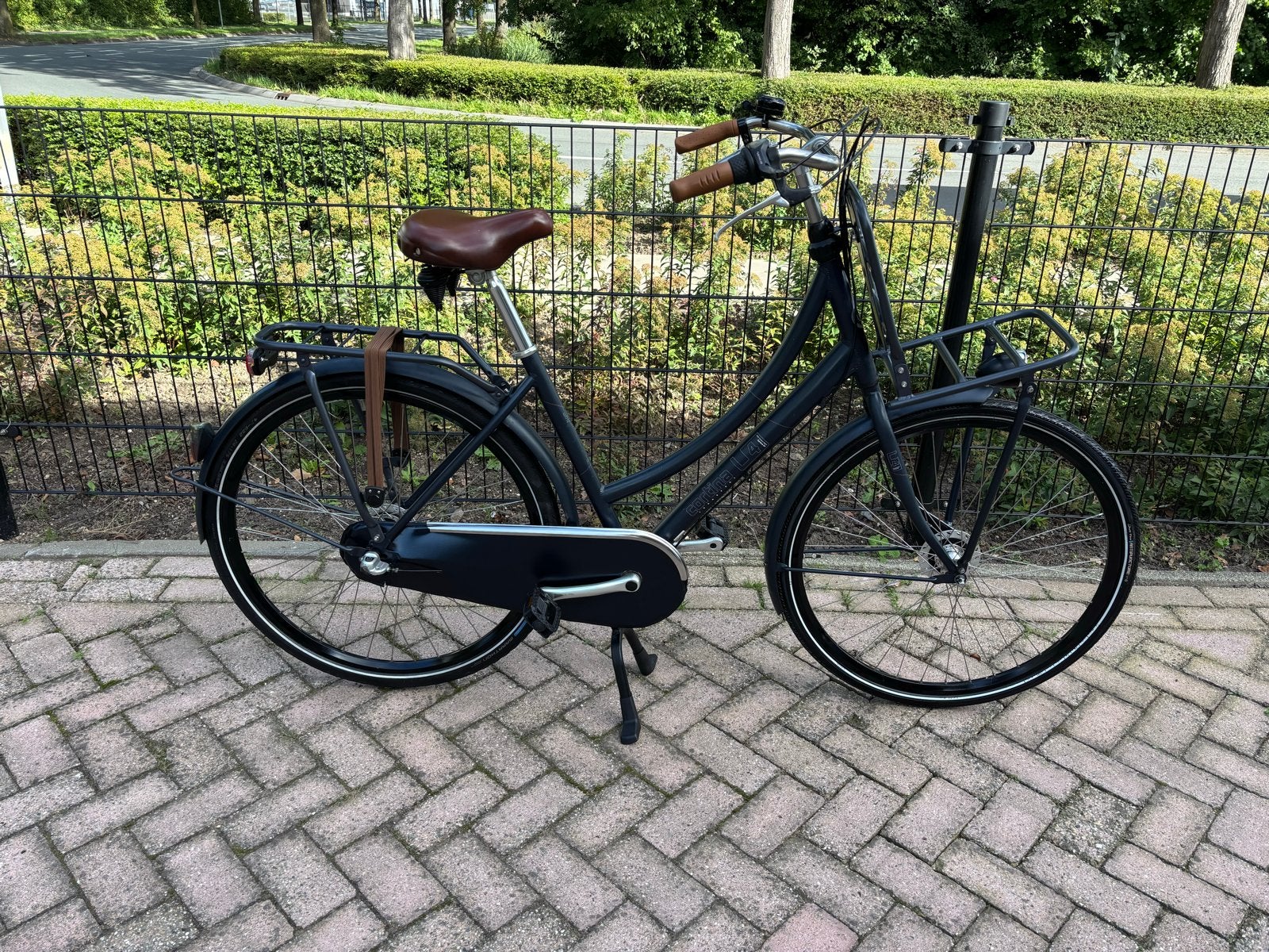 Cortina Transportfiets Dames - Zo goed als nieuw, Overige merken, 53 tot 56 cm, Velgrem, Versnellingen