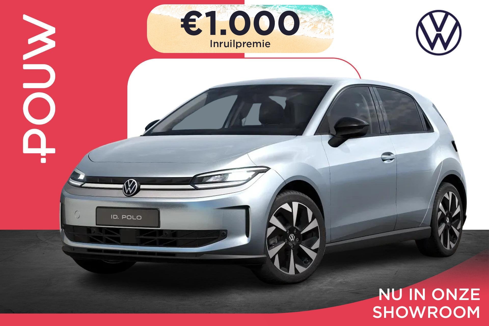Volkswagen ID. Polo 211pk Life First Edition 52 kWh | 18" Ve, 12 maanden, Stof, 453 km, Zwart