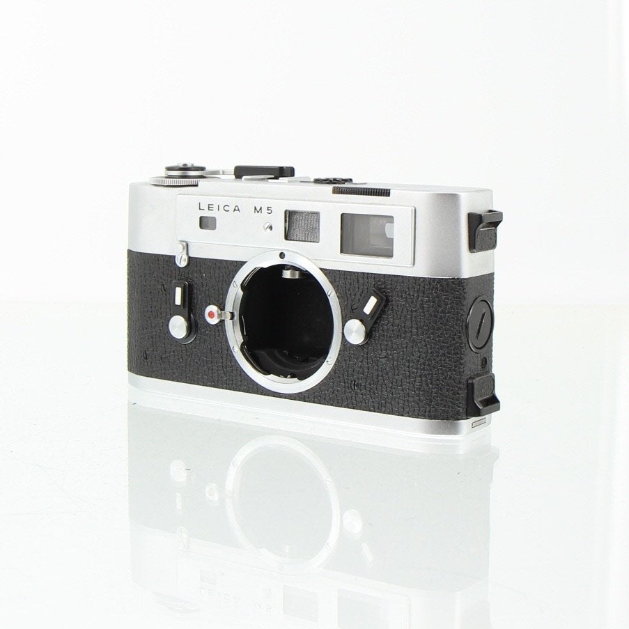 Chrome Leica M5 35mm rangefinder camera, Audio, Tv en Foto, Fotocamera's Analoog, Ophalen of Verzenden, Compact, Leica