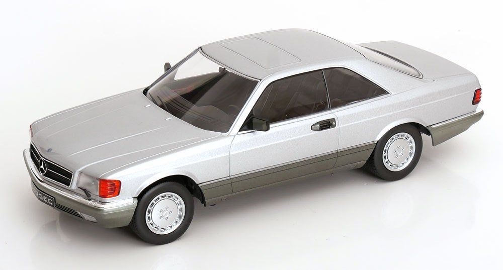 1:18 Mercedes-Benz 560 SEC C126 – 1985 – Zilver, Overige merken, Kk-scale, Auto, .
