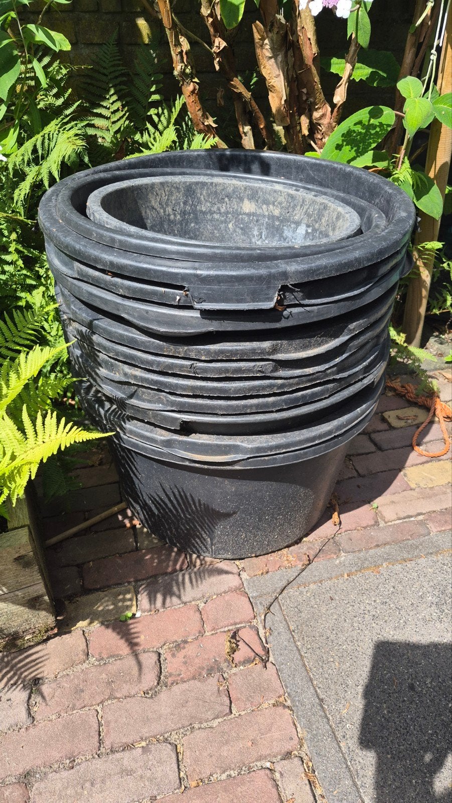 Speciekuip / metselkuip 10 grote  2 kleinere., Ophalen, Gebruikt