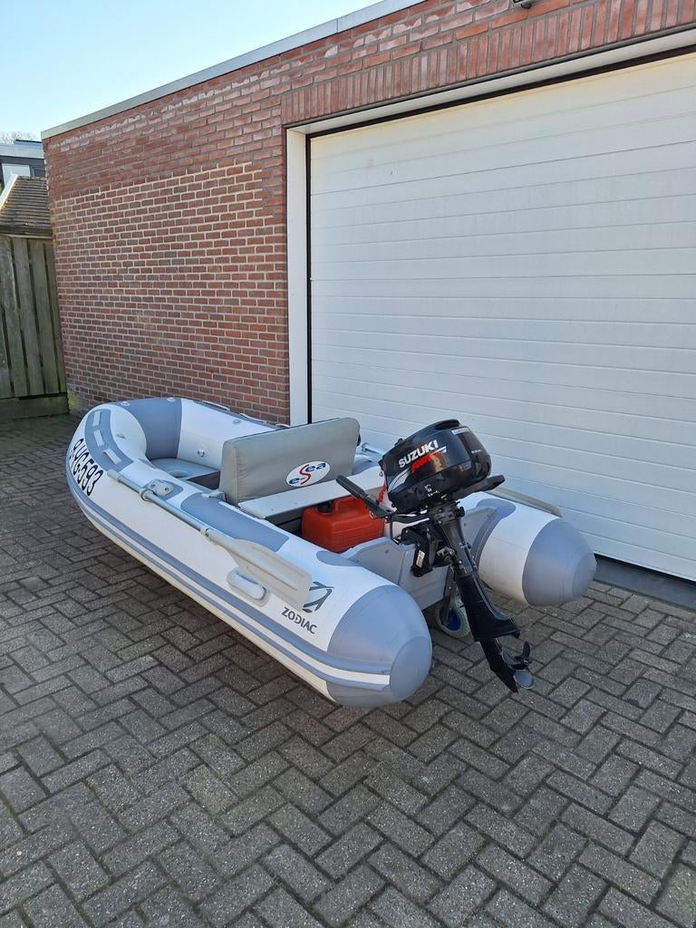 Zodiac Aero 310 suzuki 6PK     Honwave T40 Honda 15PK, Watersport en Boten, Rubberboten, Aluminium, Ophalen of Verzenden, Benzine