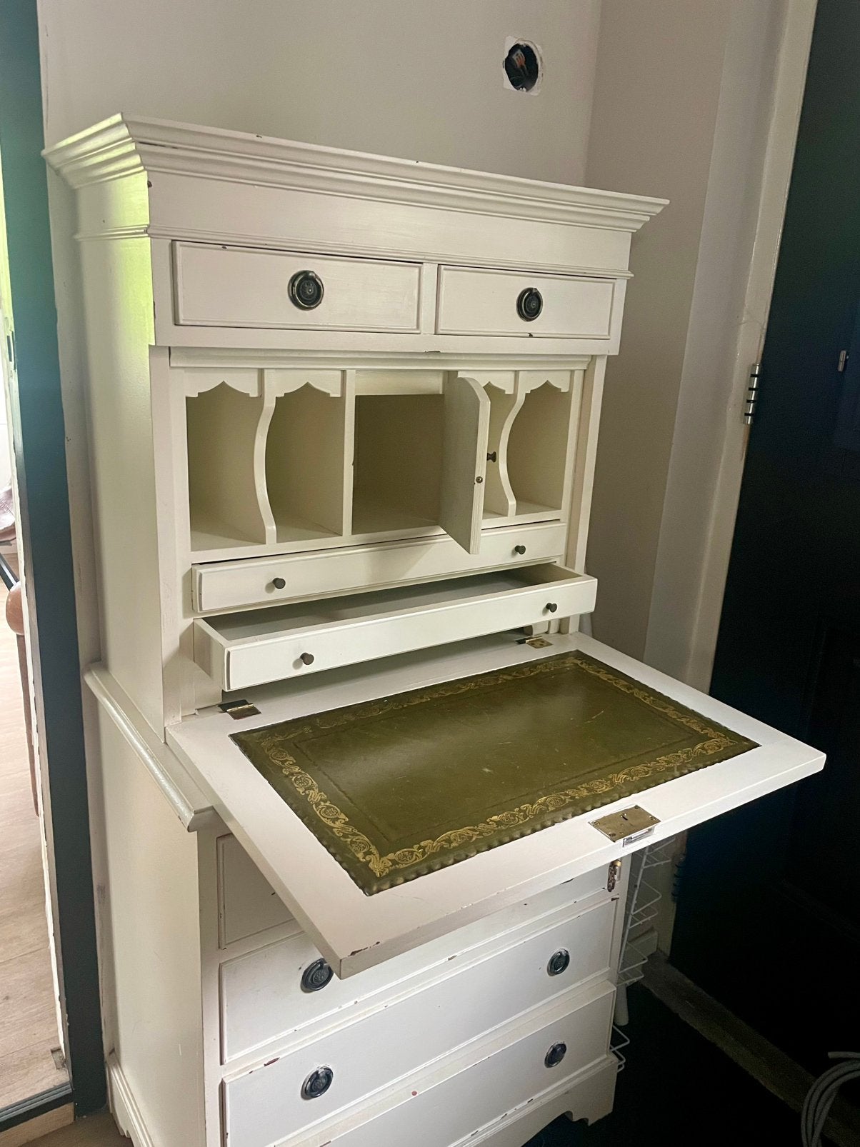 Leuke secretaire, schrijfbureautje, Antiek en Kunst, Antiek | Meubels | Kasten, Ophalen