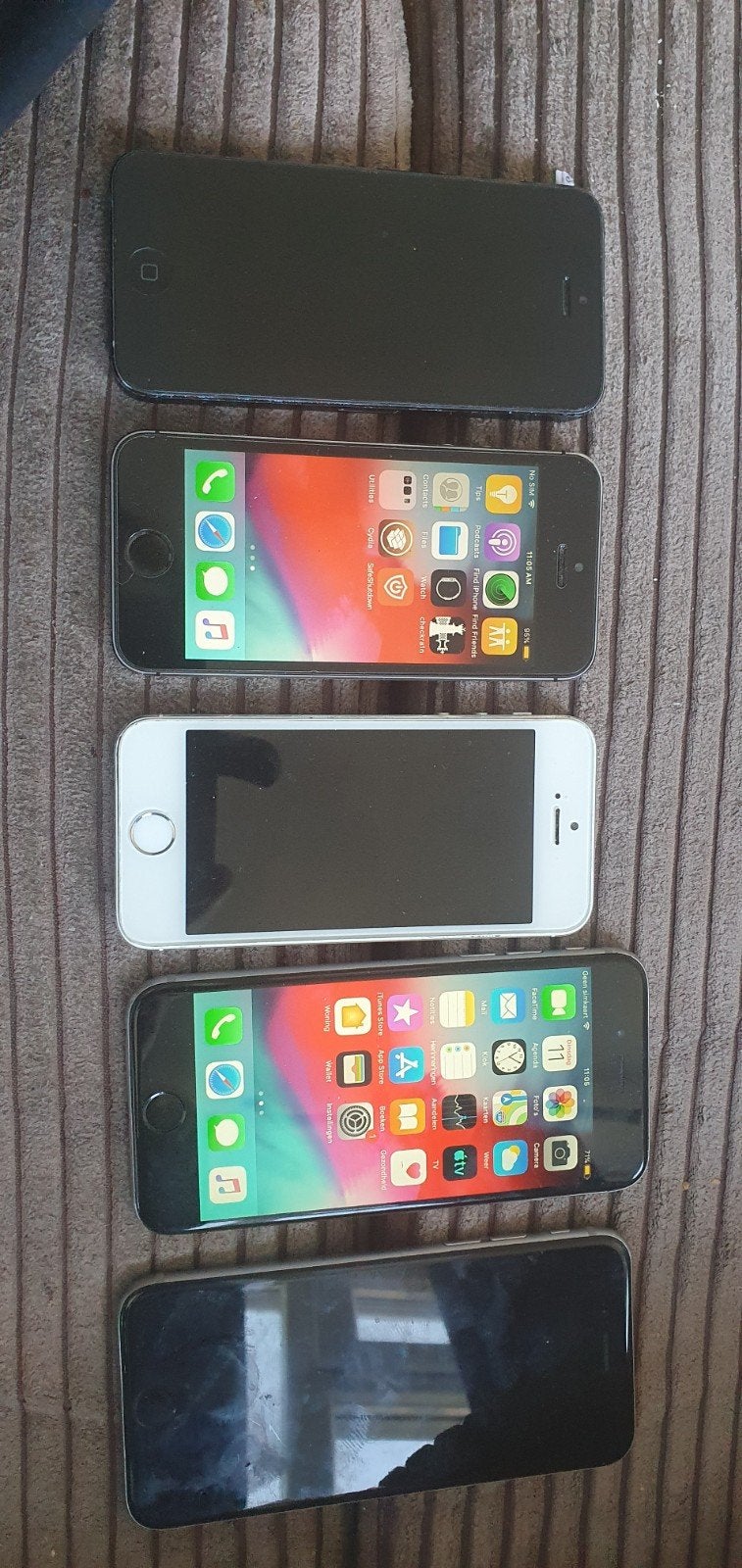 Diverse Jailbroken iPhones: 1x iPhone 5, 2x 5S, 2x 6, Ophalen of Verzenden, Gebruikt
