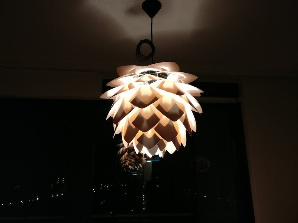Vita Silvia Copper hanglamp (45 cm), Ophalen of Verzenden, Zo goed als nieuw, Kunststof, E27 (groot)