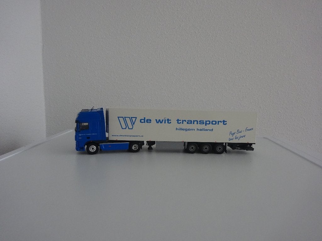 Daf 95 xf van De Wit Transport met koeltrailer, Hobby en Vrije tijd, Verzenden, Nieuw, Bus of Vrachtwagen, Tekno