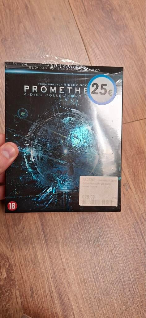 Prometheus 4-Disc Collector's Edition Blu-ray/DVD, Cd's en Dvd's, Blu-ray, Ophalen of Verzenden, Nieuw in verpakking, Boxset