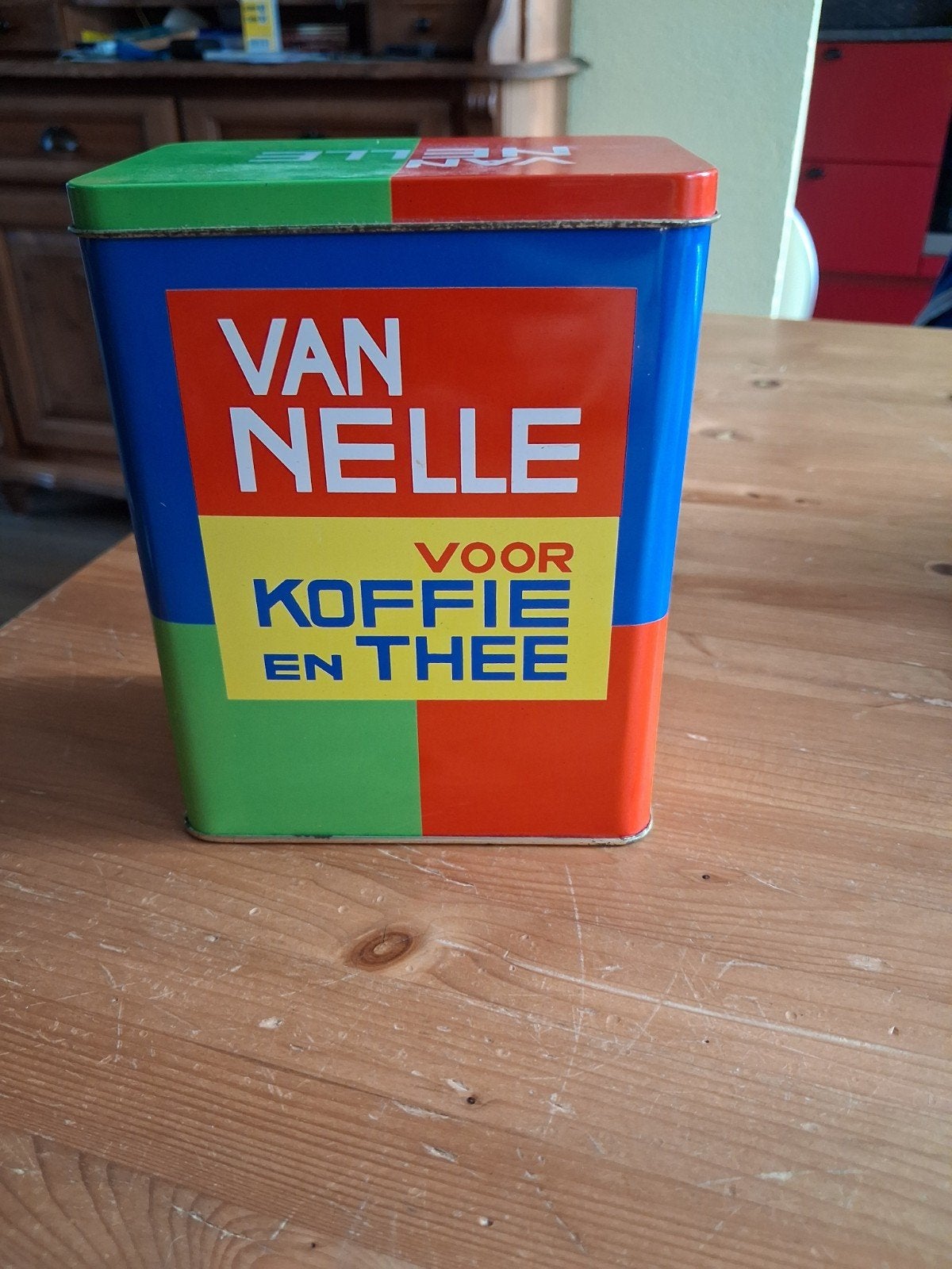 Van Nelle voor koffie en thee blik, Ophalen of Verzenden, Gebruikt, Koffie, Van Nelle