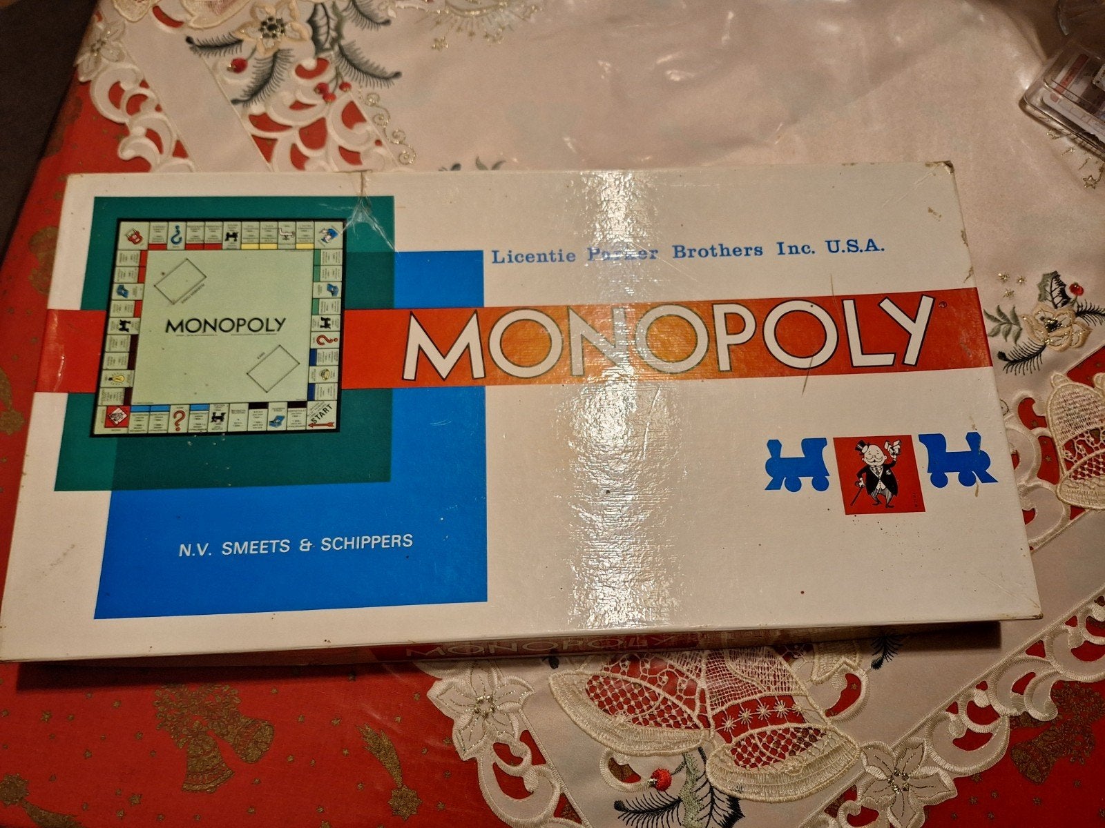 Oude Monopoly. Nederlandse Gulden Editie. Compleet., Vijf spelers of meer, Ophalen of Verzenden, Zo goed als nieuw, Parker