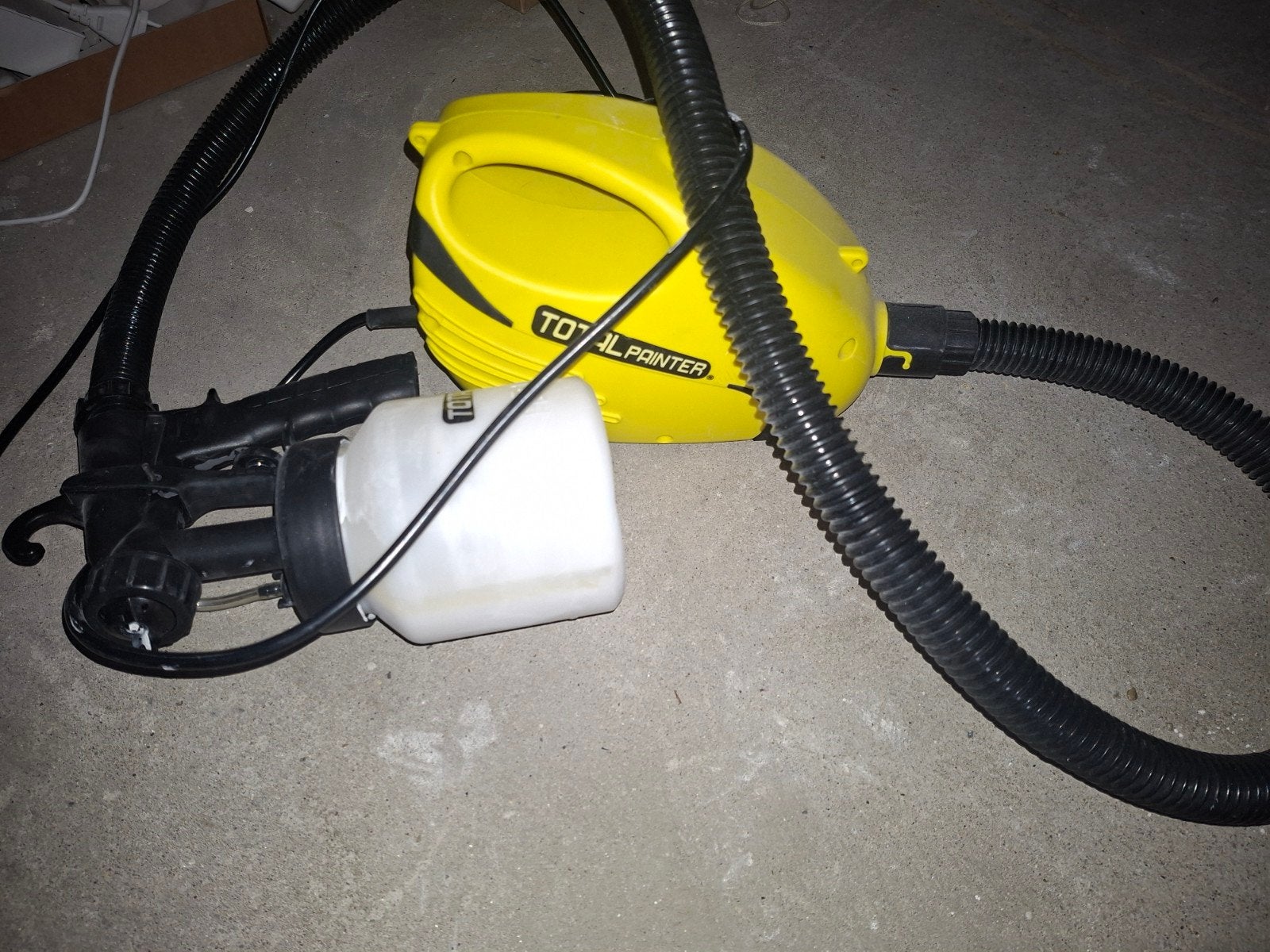 Elektrische verfspuit voor beits en latex verf en veel meer, Ophalen of Verzenden, Gebruikt, Verfspuit of Verfpomp