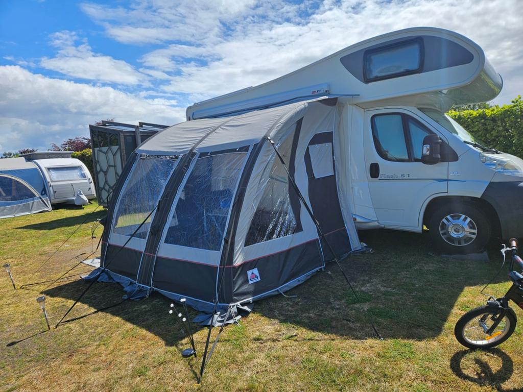 Dorema Opblaasbare Voortent Camper/caravan als nieuw, Caravans en Kamperen, Voortenten en Luifels, Zo goed als nieuw, Dorema, Polyester
